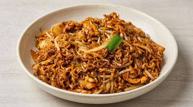 Flamin' Ramen Noodle.
