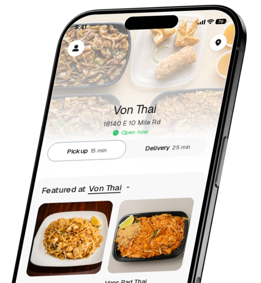 Von Thai app preview