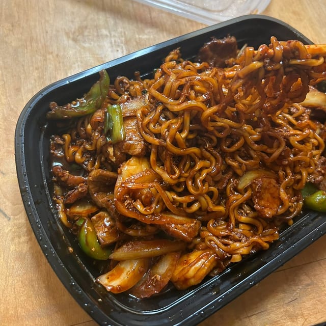 Flamin' Ramen Noodle.